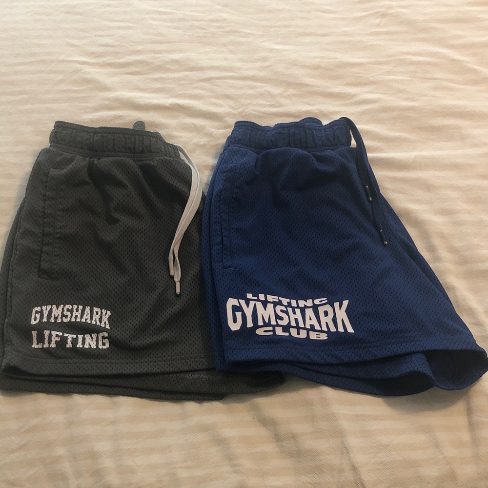 BUNDLE! Gymshark Men’s Lifting Shorts - Navy Blue & Charcoal